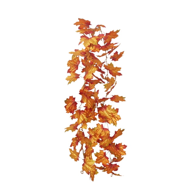 3D Design Maple Leaf Pendant - Black仿真枫叶万圣节装饰品,适合家庭、派对、感恩节等场合的墙面悬挂装饰
