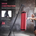 thumbnail image 4 of Soporte para sacos de boxeo ZELUS con saco de arena de lona, resistente, 4 of 7