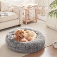 thumbnail image 2 of Cama para perro BedStill 91 cm tipo donut calmante, grande, gris oscuro, 2 of 7