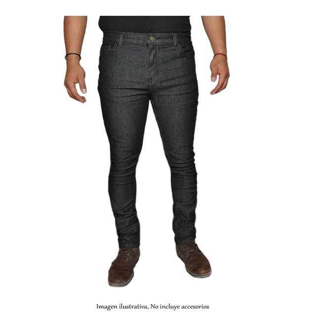 Jeans George para Hombre, Skinny Fit Negro Talla 30