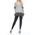 thumbnail image 2 of White Mark Women's Aicha Tunic Top, 2 of 4