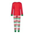 thumbnail image 4 of DuAnyozu Christmas Family Matching Pajamas PJs Set Dad Mum Kids Baby Xmas Sleepwear, 4 of 9