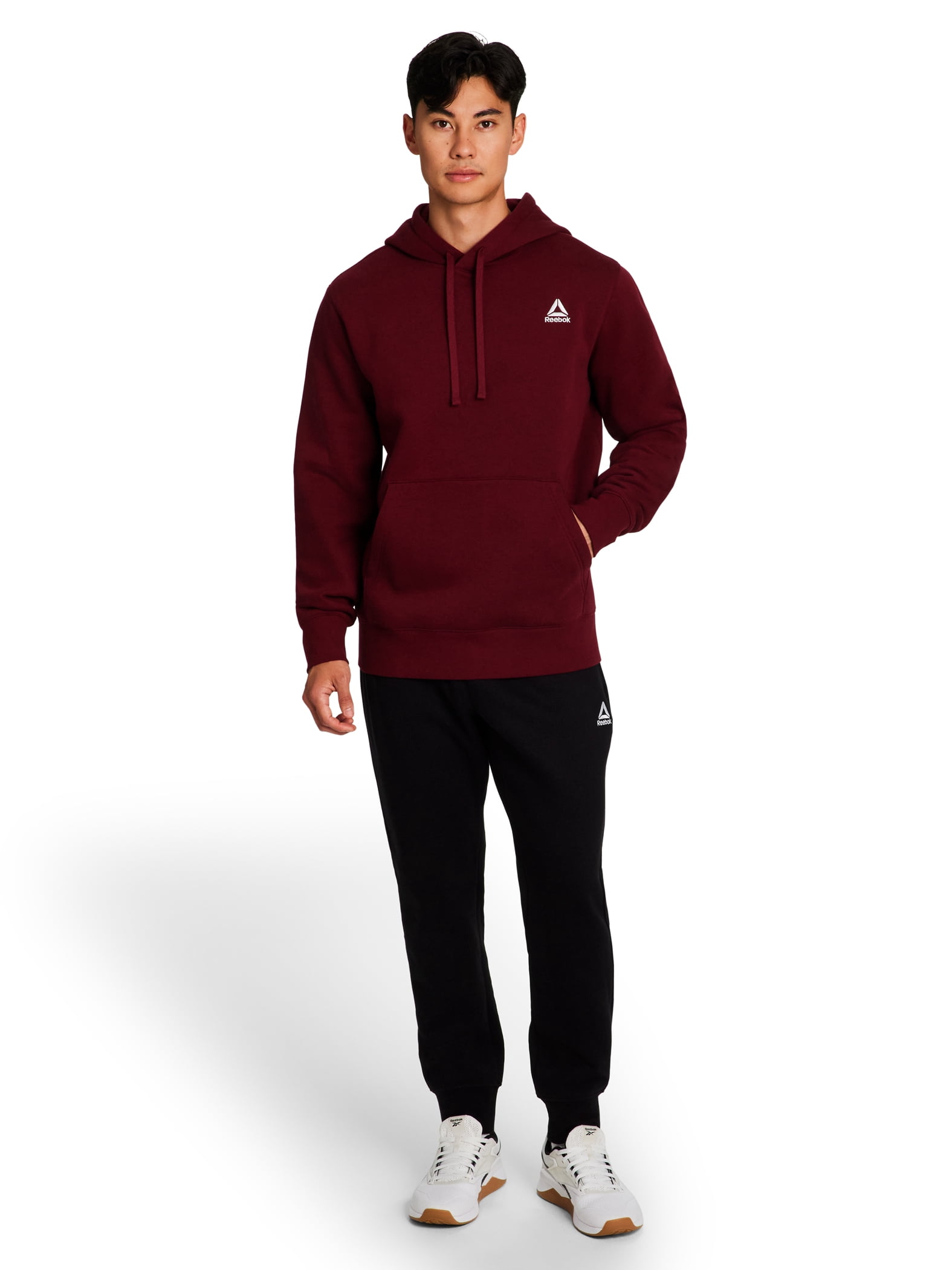 Reebok Men's and Big Men's Game Day Fleece Left Chest Hoodie, Sizes XS-5XL