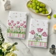 thumbnail image 3 of Sm:)e Sping Tulips Kitchen Towels Set of 2, 18x26 Inch, 3 of 6