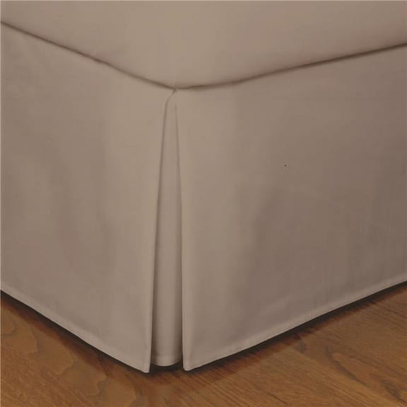 14 in. Microfiber Bed Skirts Mocha - Cal King