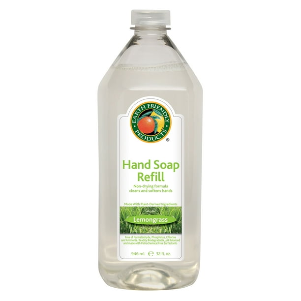 ECOS Hypoallergenic Hand Soap Refill, Lemongrass, 32 Oz