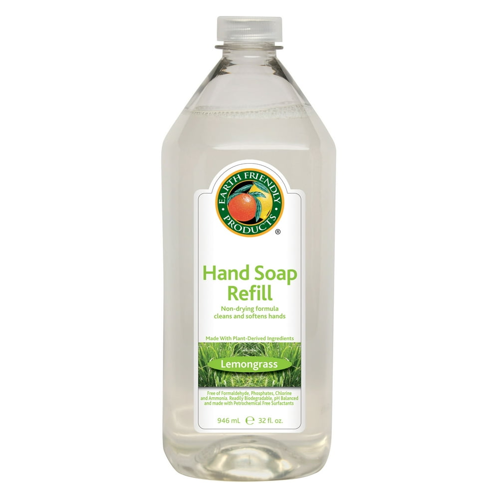 ECOS Hypoallergenic Hand Soap Refill, Lemongrass, 32 Oz