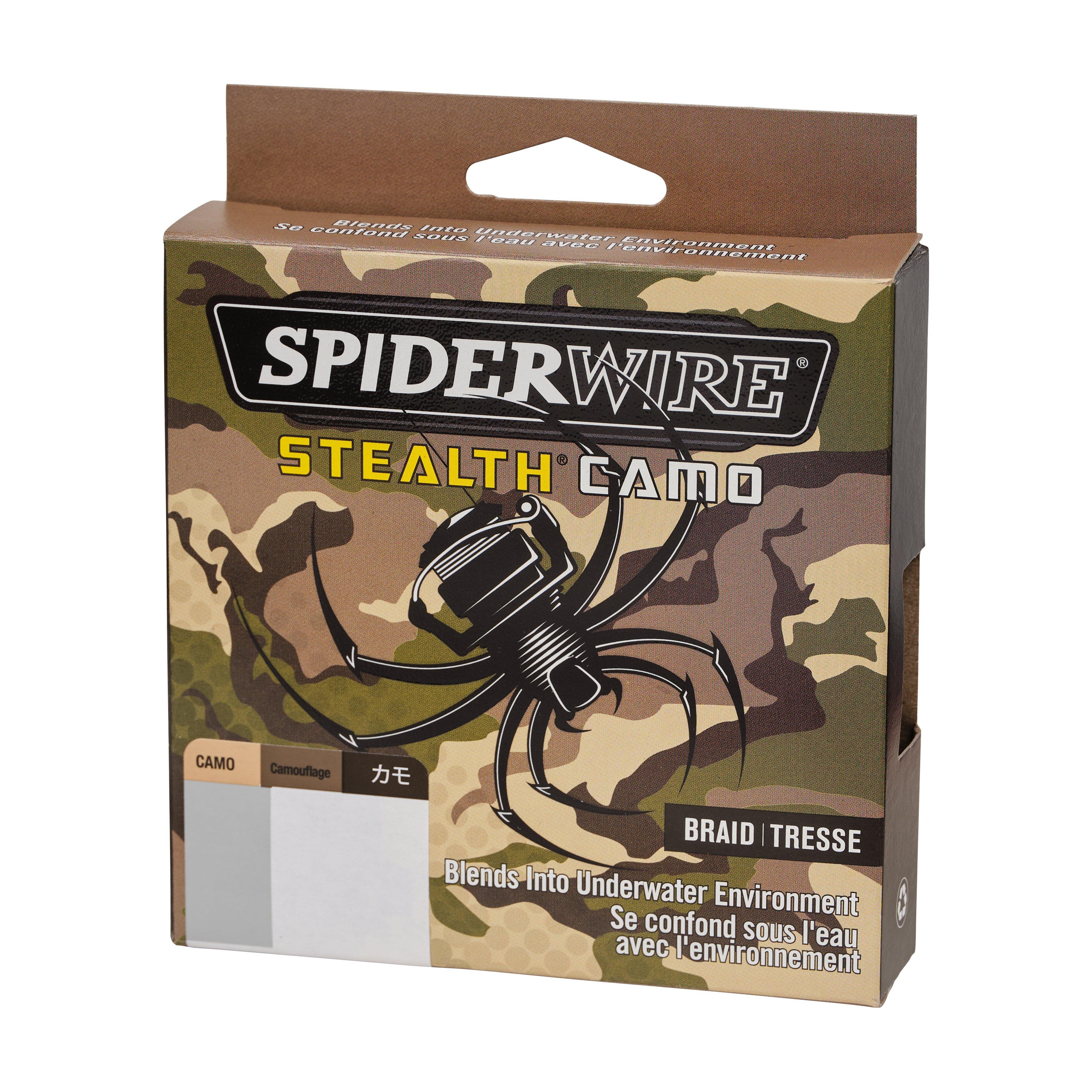 SpiderWire Stealth® Camo Braid™ Fishing Line, Camo, 80 lb Test Strength, 300 yd