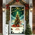 thumbnail image 5 of ToyKingdee Elastic Christmas Front Door Cover, Holiday Door Banner for Photography Background, Xmas Party Photo Booth and Home Decor, 5 of 6