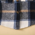 thumbnail image 6 of BULLPIANO 0-5T Little Kids Toddler Baby Boy Girl Shirt Jacket Plaid Long Sleeve Button Down Fall Flannel Shacket Coat Tops, 6 of 7