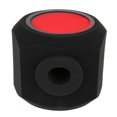 thumbnail image 3 of Becaristey Microphone Screen Acoustic Sponge for Radio Studio Outdoor Performance Octagonal Red 1Set, 3 of 6