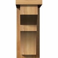 thumbnail image 2 of 6"W x 14"D x 14"H Monterey Rough Sawn Corbel w/Backplate, Western Red Cedar, 2 of 9