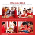 thumbnail image 2 of CIMAXIC Fête 10 Pcs Enveloppes Rouges Festival de Printemps Chinois Paquets Rouges Enveloppes Rouges Fête, 7.09"X3.35"X0.04 Pouces, 2 of 4