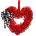 thumbnail image 4 of HAMPPLIES 1Set Red Heart Garland Textile Valentine Day Decor Window Decor 13.76X13.76X1.18in, 4 of 8
