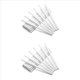 thumbnail image 1 of 100 Piezas Varillas de PláStico para Tartas Blancas para ConstruccióN y Apilamiento de Tartas en Niveles (0,4 Pulgadas de DiáMetro y 9,5 Pulgadas de Longitud), 1 of 6