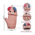 thumbnail image 2 of 2 pares de guantes de invierno para niños de 6 a 13 años, manoplas tejidas con 5 dedos, guantes cálidos de cachemira para bebé, unisex para niñas JM, 2 of 4