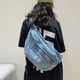 thumbnail image 5 of Bolso de hombro para mujer y hombre, bolso de mano tipo hobo, bolso informal, bolso cruzado, bolso de gran capacidad., 5 of 7