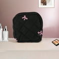 thumbnail image 5 of Unique Bargains 1 Pc Lady Portable Square Lipstick Bag for Outdoor Activities Black Polyester, 5 of 6
