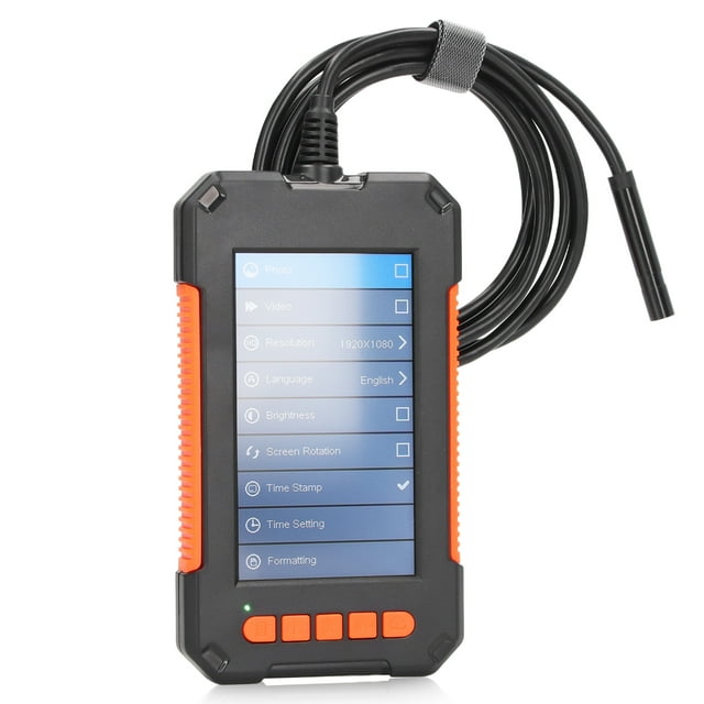 Caméra Endoscope Industrielle, Objectif Unique 8mm HD 1080P Image Claire Flexible 1080P Caméra d'Inspection de Borescope Numérique pour Maintenance Mécanique 2 Mètres, 5 Mètres, 10 Mètres