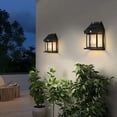 thumbnail image 6 of Kingtowag Outdoor Courtyard Wall Lamp Dusk To Dawn Motion Lights Wall Mount Sconces, Wireless Solar Motion Sensor Patio Security Light, 6 of 9