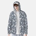 thumbnail image 2 of Balery Poodle Dog Sudadera ligera de manga larga con capucha y protección solar UPF 50+ para hombre y mujer, ideal para pesca y running-XX-Large, 2 of 7