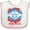 White and Pink, variant on Inktastic Graffiti Arkansas State Flag Boys or Girls Baby Bib