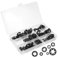 thumbnail image 4 of IFANLANDOR 340Pcs Black Stainless Steel Shape Retainer Washer For Fasteners Indoor Use, 4 of 8