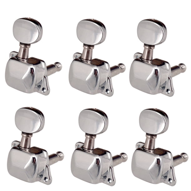 Naiovety 6 piezas clavijas de afinación de cabeza de máquina electrónica 6 cuerdas afinador de guitarra perillas accesorios de reparación de Type2 NO2 Naiovety HA060578-03