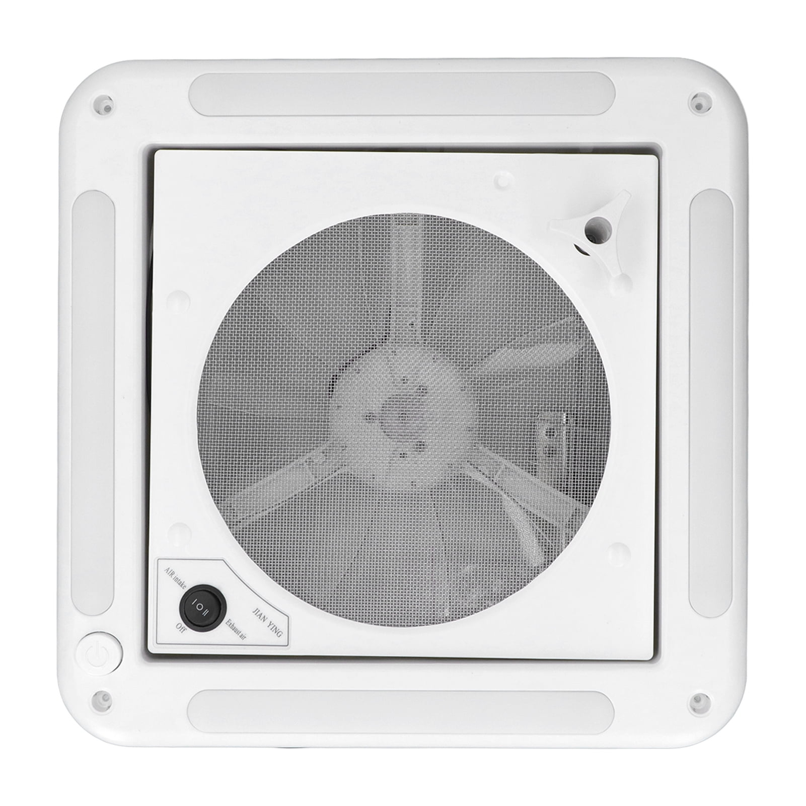 RV Roof Vent Fan 12V – Ultra Quiet, Reversible, With Rain Sensor & Remote Control, For Camper Van & Trailer