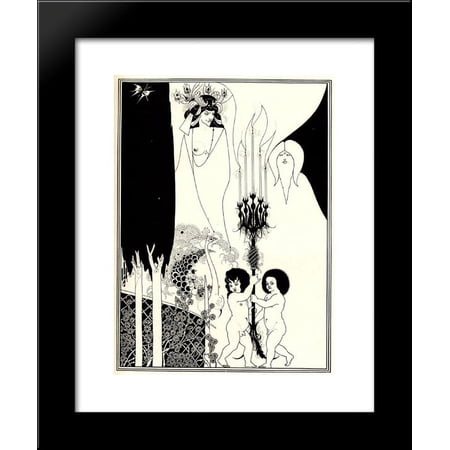 The Eyes of Herod 20x24 Framed Art Print by Beardsley, Aubrey