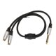 thumbnail image 3 of Cable divisor en Y Sincero RCA hembra doble a macho de 6,35 mm 19,7 pulgadas, 3 of 10