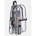 thumbnail image 3 of Marvel Avengers 17" Unisex Clear Backpack with Printed Laptop Sleeve, Black, 3 of 5