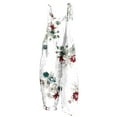 thumbnail image 2 of Yuwull Beach Flowy Jumpsuits for Women Summer Boho Bib Overalls Casual Loose Floral Print Wide Leg Cropped Jumpsuit Sweet Beach Romper, 2 of 5