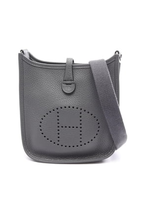 Pre-Owned Hermes Evelyne Amazon TPM Gris Misty Shoulder Bag/Handbag, Taurillon Clemence...
