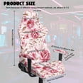 thumbnail image 4 of TSOVTHRID Pink Rose Floral Print 4 Pcs Gaming Chair Covers Slipcovers with Armrest Covers Breathable Computer Chair Cover Stretchy Gamer Chair Cover Cat Scratch Proof, 4 of 7