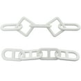 thumbnail image 6 of 27", 25"W White Wood Chain Sculpture, by CosmoLiving by Cosmopolitan (2 Count), 6 of 7