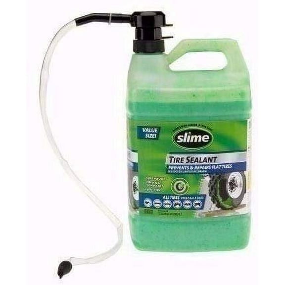 Slime Bucket Tubeless Sealant with Pump - 1 Gallon Jug
