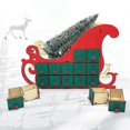 thumbnail image 2 of Christmas Countdown Calendar Ornaments Wooden Calendar with 24 Drawers Children's Christmas Gifts a, 2 of 5