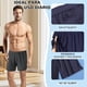 thumbnail image 2 of Boxer Hombre de 3 Piezas 3 Colores, Ropa Interior Hombre Fibra de Bambu Transpirable, Cómodos y Elásticos Calzones de Hombre Relaj con Bragueta de Botón para Deportes y Regalos, 2 of 4