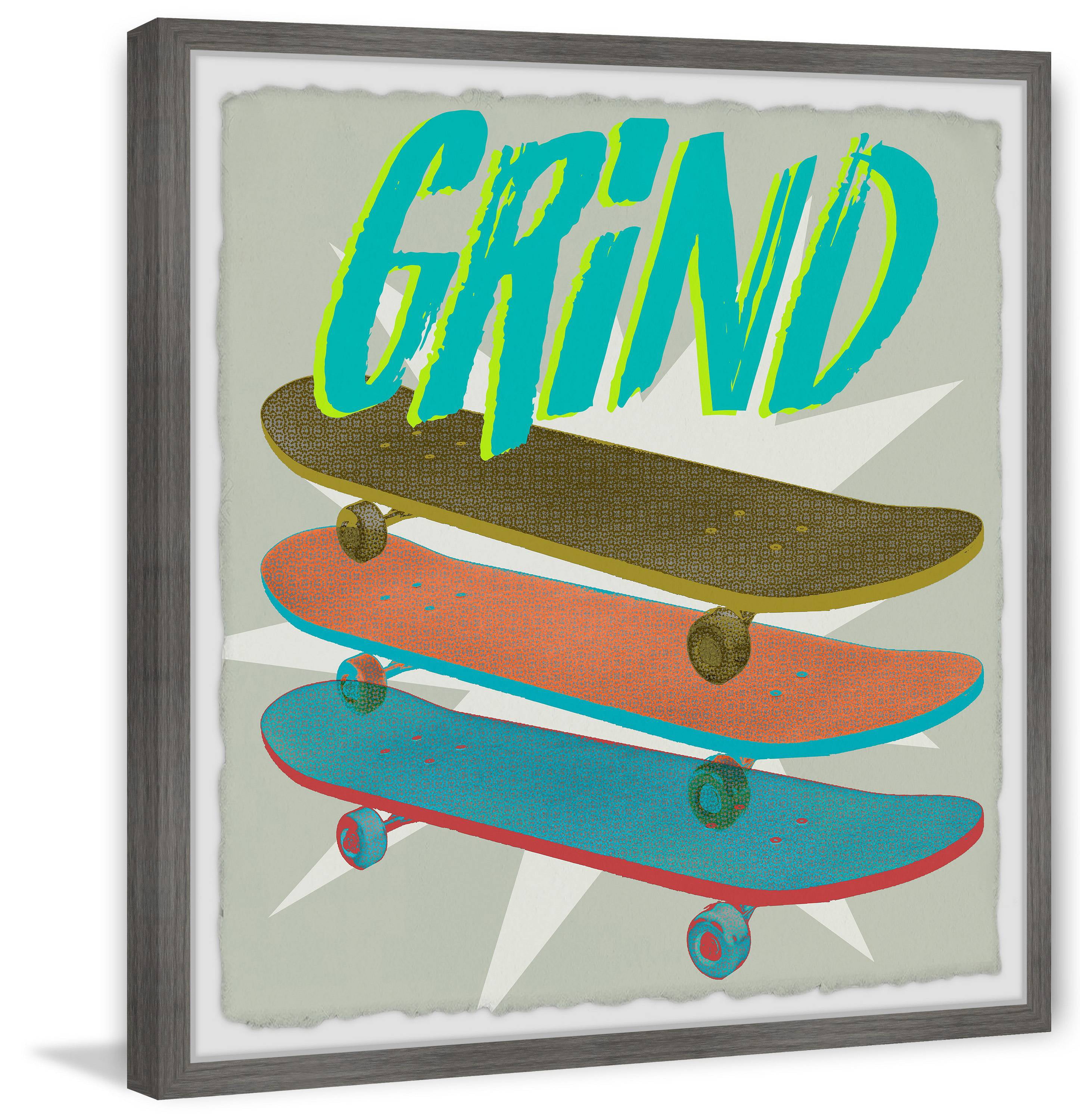 Marmont Hill SK8R I Framed Wall Art