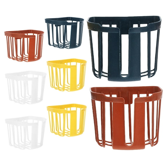 8 Pcs Fern Planting Baskets Wall Hanging Flower Pot Containers for Indoor Outdoor Garden Decor