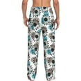 thumbnail image 3 of Xecao Watercolor Sunflower Men's Straight Lounge Pajama Pants: The Ultimate in Comfortable Sleepwear, 3 of 9