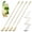 Gold, variant on 12" Long Bar Spoons 4 Pcs, Stainless Steel Cocktail Stirrers for Mixing Drinks Coffee Tea, Elegant Spiral Design, Durable Easy Clean Barware, Silver