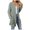 Green*, variant on RUTAYY Women's Knitted Cardigan Casual Long Sleeve V-Neck Solid Color with Pocket Sweater Daily Wear Leisure Stylish Tops