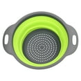 thumbnail image 1 of Fruit Colander, Washing Basket Save Space  For Kitchen For Restaurant Green Large, 1 of 8