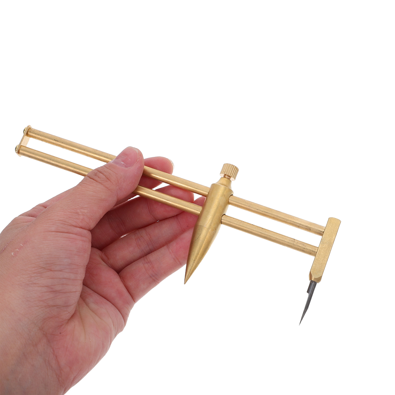 SEWOART Brass Measuring Caliper for Pottery Clay Modeling and Ceramic Sculpture Tools with Golden Finish
