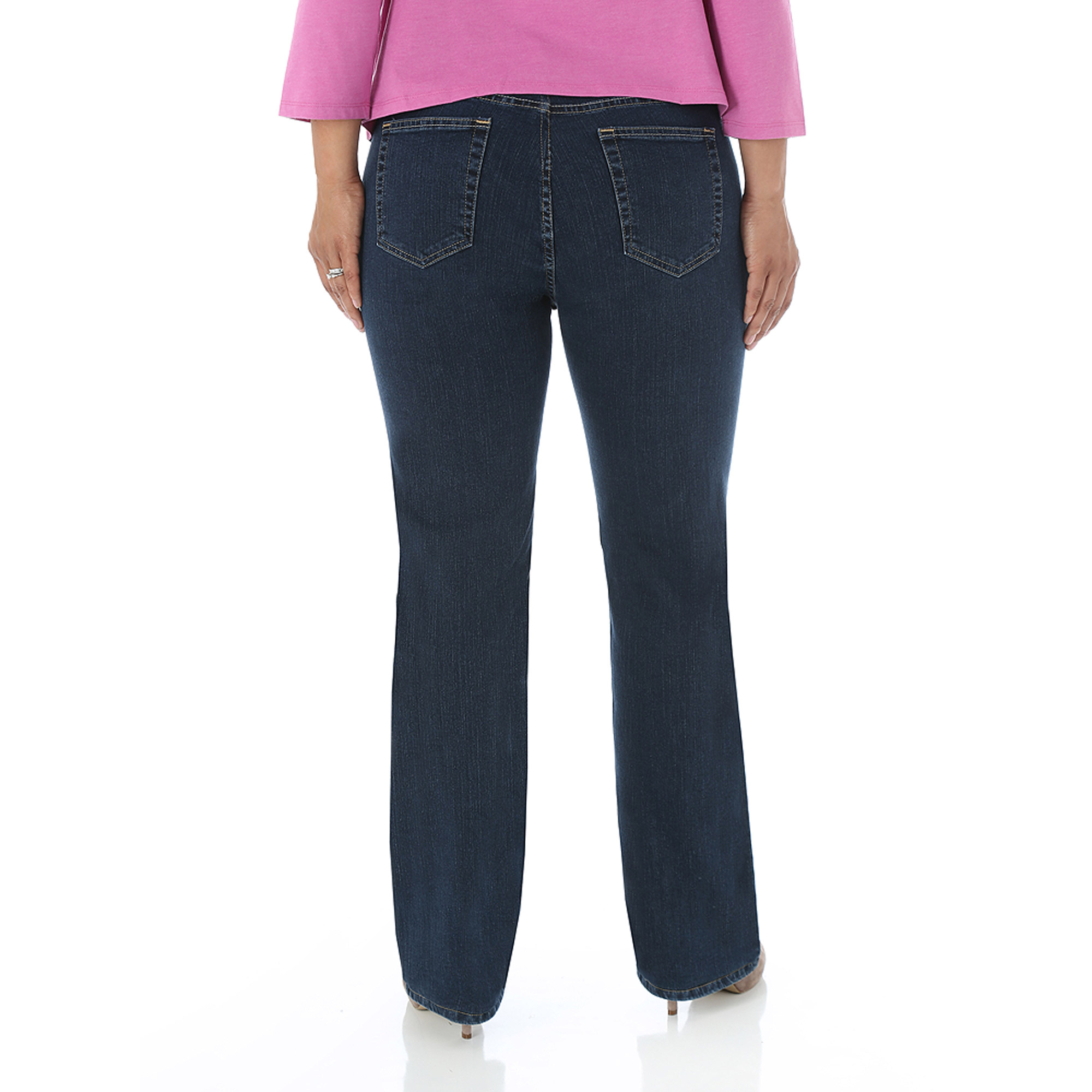 Women's Plus-Size Classic Comfort Jeans, Petite - image 2 of 4