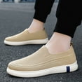 thumbnail image 2 of Shoes Men's Summer New Breathable Shoes A Stirrup Dad Shoes Men's Casual Shoes Fashion Comfortable Men's Shoes 7.5 Khaki, 2 of 8