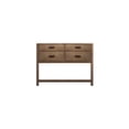 thumbnail image 2 of Bathroom Vanity Base 48 Inch, Weathered Oak Finish, Modern Vanity Cabinet, Sink Base, Storage Cabinet, 2 of 6