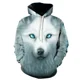 thumbnail image 2 of Sudadera con capucha de moda para hombre nueva con estampado 3D de lobo aullador, jersey de moda urbana de manga larga, ropa deportiva popular de hip hop, 2 of 5
